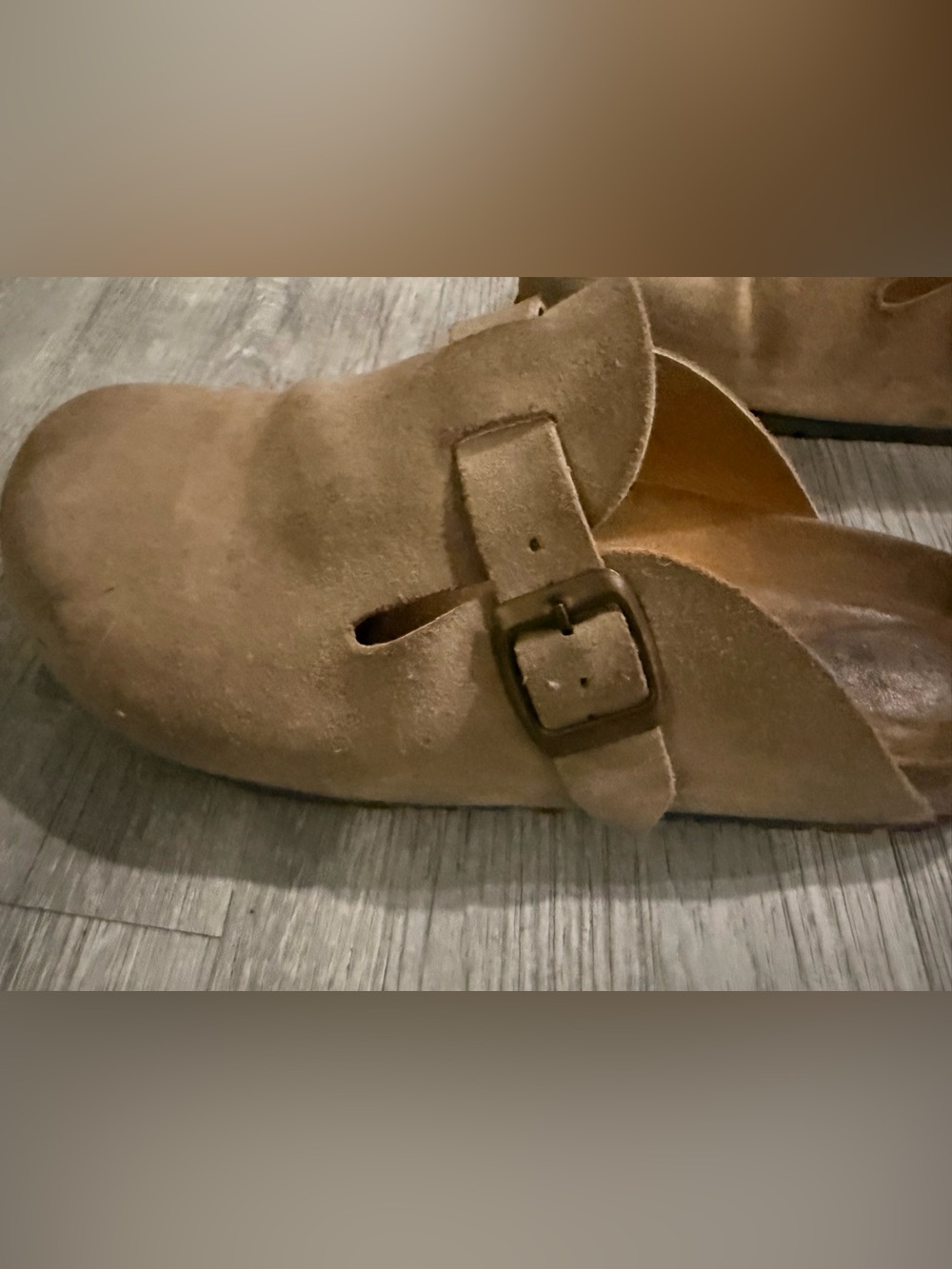 Women Size 9 Browns Boston Soft Footbed Suede Clogs - Gently Used - Picture 4 of 7
